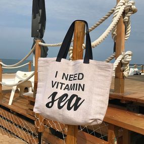 Пляжна сумка Beach I need vitamin sea (KOTB_19I005)