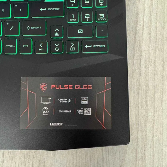 Ноутбук MSI Pulse GL66 11UGKV 144Hz i7 11800H 16GB SSD 512GB RTX 3070 Б/В | Зображення 5