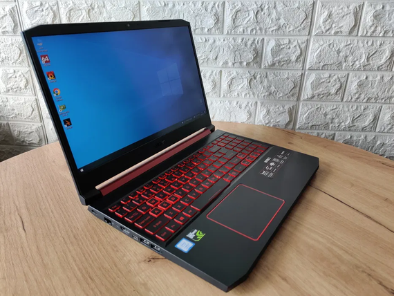 Ноутбук  Acer Nitro 5/15.6 /IPS/FHD/i5 9300H/8Gb/SSD128Gb+HDD500Gb/GTX 1650-4Gb | Зображення 1