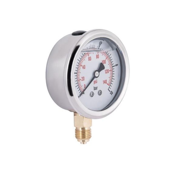 Манометр із гліцерином Thermo Alliance Forte 10 барів, 1/4"Н, нижнє під'єднання TAF170G10B | Зображення 3