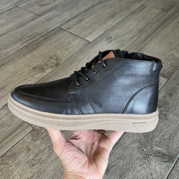 Зимові кеди на коричневій підошві 40 42 43 45 розмір | Зображення 1