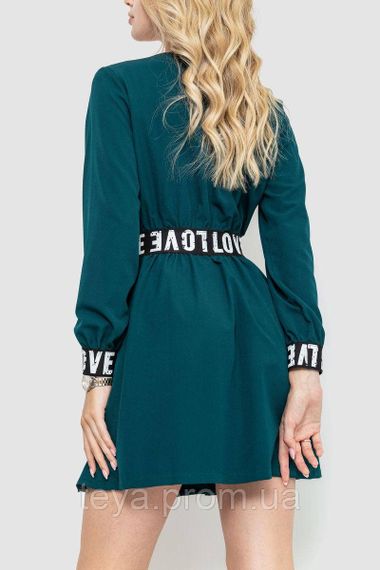 Жіноча сукня з принтом сезон демісезон колір зелений розмір XS-S FG_00917 | Зображення 3