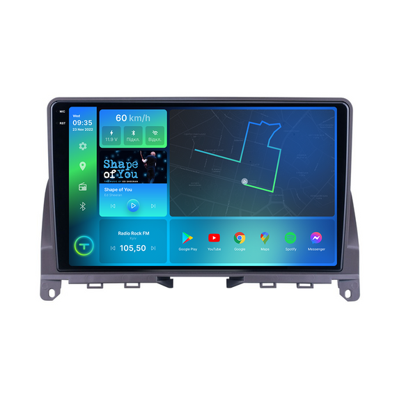 Штатна магнітола Torssen 2K Mercedes W204 C-class 07-14 F9464 4G Carplay DSP