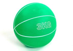 Медбол EasyFit MedicBall 3 кг медичний м'яч-слембол без відскоку Зелений (EF-8407-3)