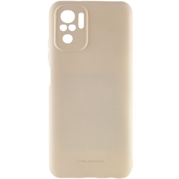 TPU чехол Molan Cano Smooth для Xiaomi Redmi Note 10 / Note 10s Сірий