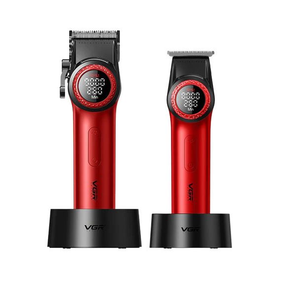 Машинка для стрижки волосся з потужним мотором 5 Вт VGR V-001PRO V-977 RED (46082V-001PRO & V-977 RED_3062) | Зображення 1