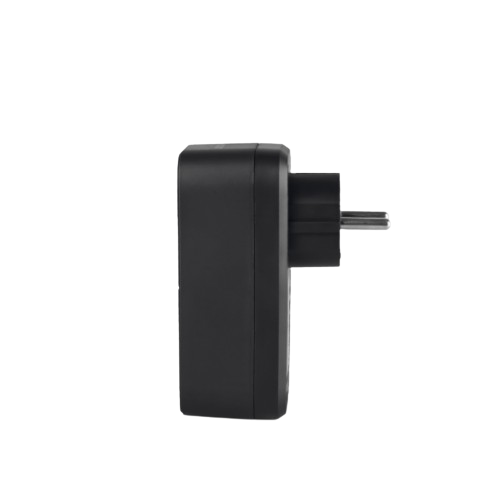 Мережевий адаптер 1 розетки/2USB-A/1Type-C із заземленням чорний VF-AD1G2U1C-B Oncord Videx | Зображення 4