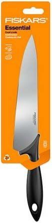 Кухонний ніж Fiskars кухарський Fiskars Essential, 21,4 см, нержавіюча сталь, пластик (1065565) | Зображення 2
