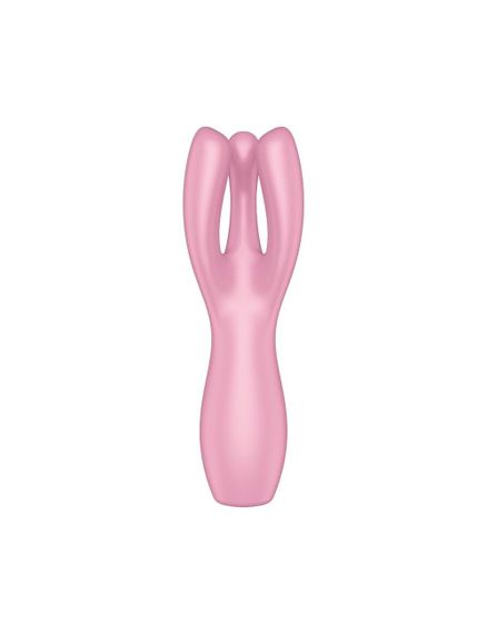Кліторальний вібратор Satisfyer Threesome 3 Pink з трьома пальчиками | Зображення 2