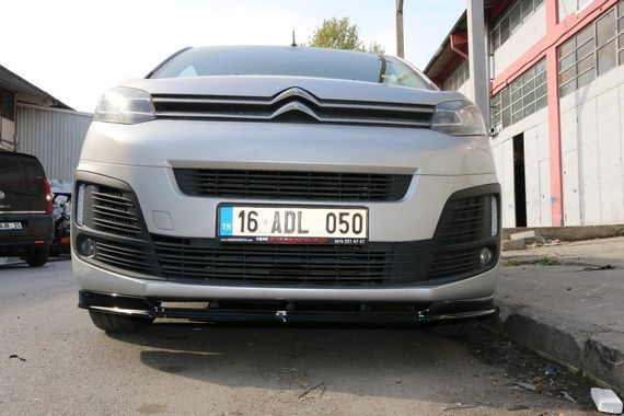 Передня лип накладка (ABS) для Citroen SpaceTourer 2017↗ рр. | Зображення 2