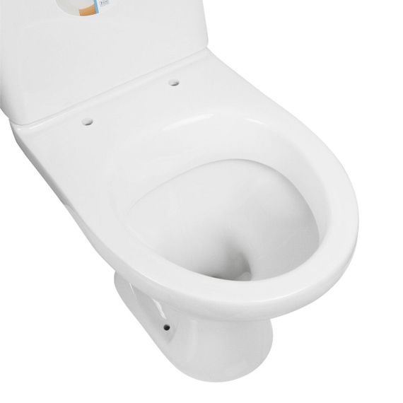 Унітаз-компакт Kolo Solo S7921800U горизонтальний/нижній/поліпропілен | Зображення 1