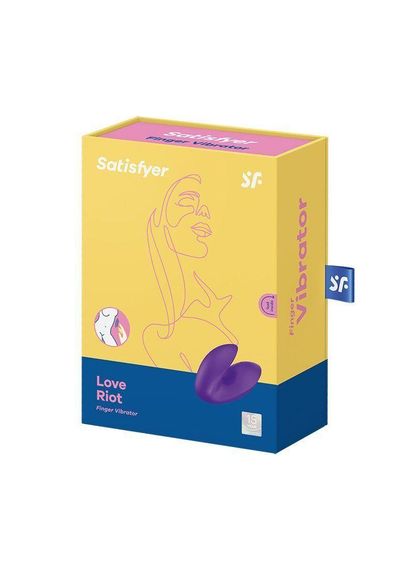 Вибратор на палец Satisfyer Love Riot Purple, 12 вариантов использования sexstyle | Зображення 5