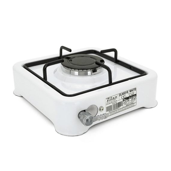 Газова плита Zilan ZLN0018, 1 комфорка, White | Зображення 3