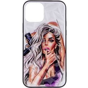 TPU+PC чехол Prisma Ladies для Apple iPhone 13 Pro (6.1") Purple