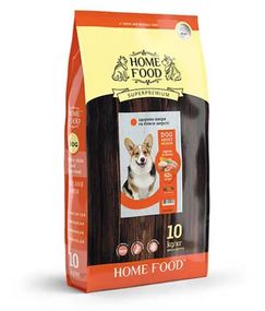 Home Food Сухий корм для собак середніх порід для здорової шкіри і блиску шерсті 10 кг