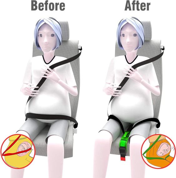 Регулятор ременя для вагітних, комфорт для живота, захист для немовляти, обов'язковий аксесуар для майбутніх мам | Зображення 3