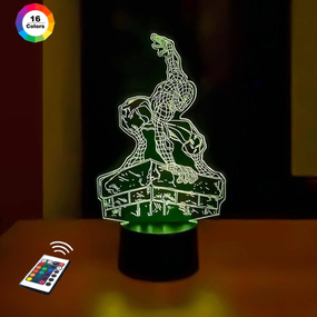3D светильник ночник с пультом "Человек-Паук 3" 3DTOYSLAMP