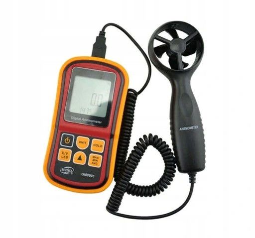 Термоанемометр 0,8-45 м/с, -10-45 °C BENETECH GM8901 | Зображення 2