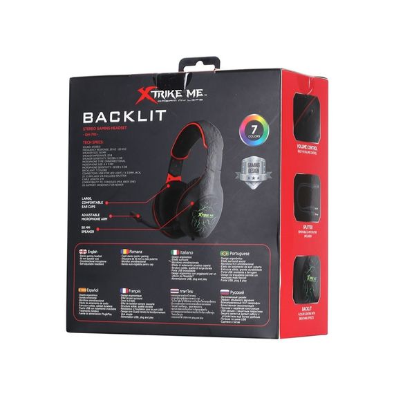 Навушники Xtrike ME GH-710 Rainbow Black (GH-710) | Зображення 5