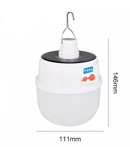 Лампа для кемпинга Solar JD 2022 на солнечной батарее