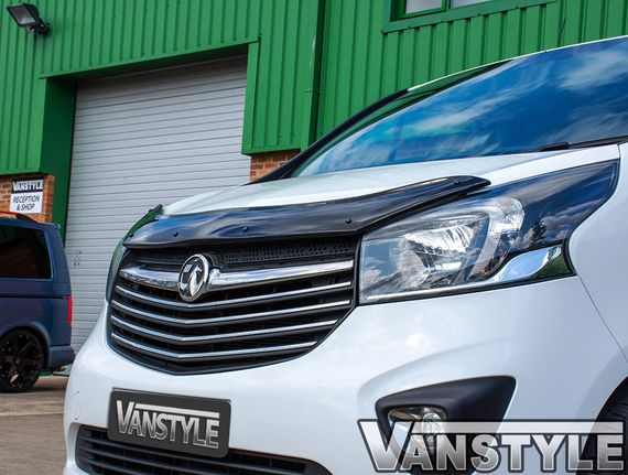 Дефлектор капоту (EuroCap) для Opel Vivaro 2015-2019 рр | Зображення 6