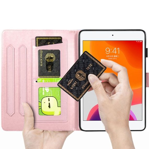 Кожаный чехол Art Case с визитницей для Samsung Galaxy Tab S7+ Розовый | Зображення 6