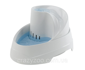 Фонтан-поилка для собак и котов Ferplast Fountain Vega пластиковая белая 23.1х29.7х16.2 см 2 л 71300011