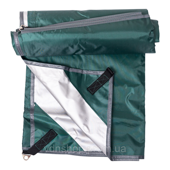 Тент туристичний навіс 3×2,95 м захисний навіс від сонця, дощу з люверсами Lugi Kemping SJ-0081GR | Зображення 2