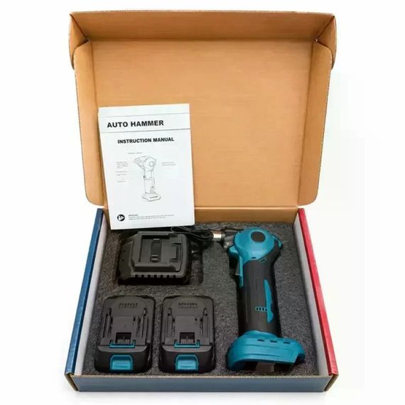 Акумуляторний молоток KRAFFTEC 48V • Безщітковий перфоратор KRAFFTEC 48V 3,3 Дж з 2 АКБ 4,0 А·год і кейсом | Зображення 3
