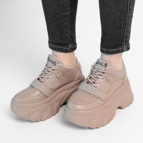 Кроссовки женские Fashion Viola 3913 36 размер 225 см Бежевый