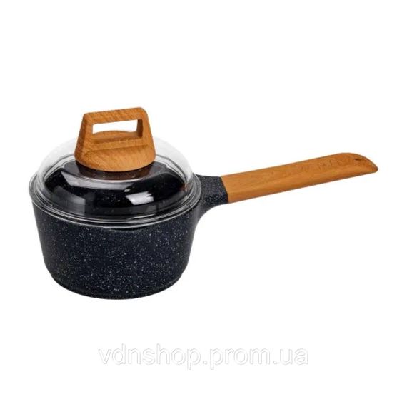 Набір посуду MGC 2 каструлі, 2 сковороди, сотейник, пароварка, ополоник, лопатка, фартух HP-4-412BL | Зображення 2