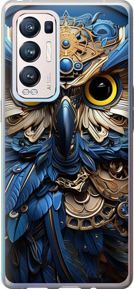 Чехол на Oppo Reno5 Pro Plus Сова v2 "5649u-2243-17620"