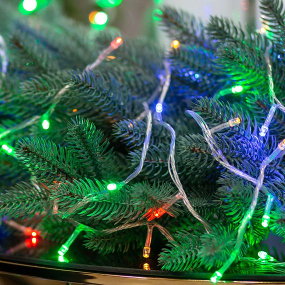 Гирлянда нить светодиодная GarlandoPro 50 LED 6м 8 режимов гирлянда новогодняя W100LEDML | Зображення 1