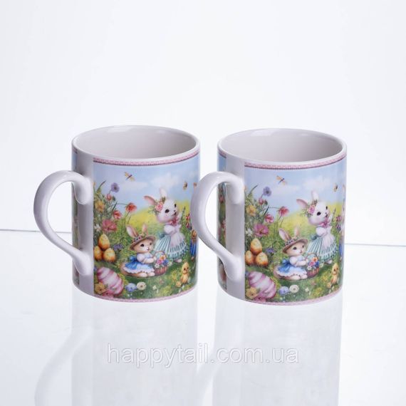 Набір чашок порцелянових Rabbit Family  220 мл 2шт HP-7323-8 | Зображення 2