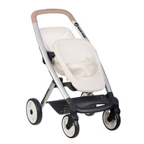 Коляска для кукол Smoby для двойни Maxi-Cosi Айвори, 54 х 38,5 х 64 см, 3+ (7600253222)
