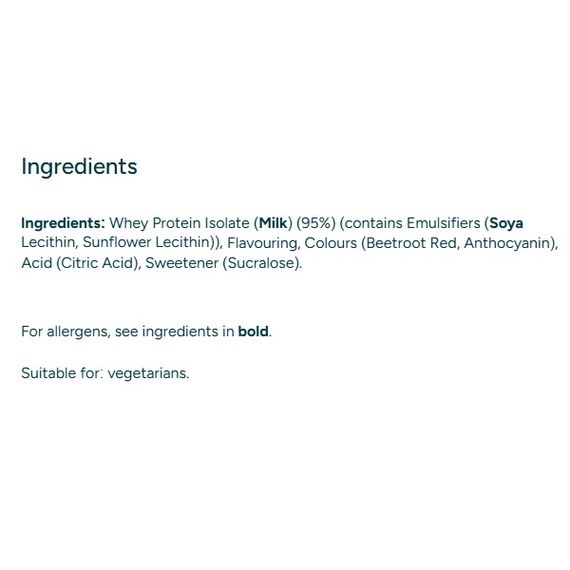 Протеїн MyProtein Impact Whey Isolate 1000 g /40 servings/ Blueberry | Зображення 1