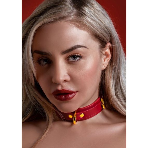 Нашийник з фіксаторами Taboom, червоний Sex Aura