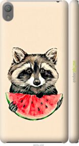 Чохол на Sony Xperia E5 F3311 Єнотик з кавуном "4605m-458-2448"