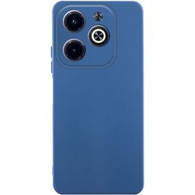 Чохол TPU GETMAN Liquid Silk Full Camera для Infinix Hot 40i Синій / Navy Blue