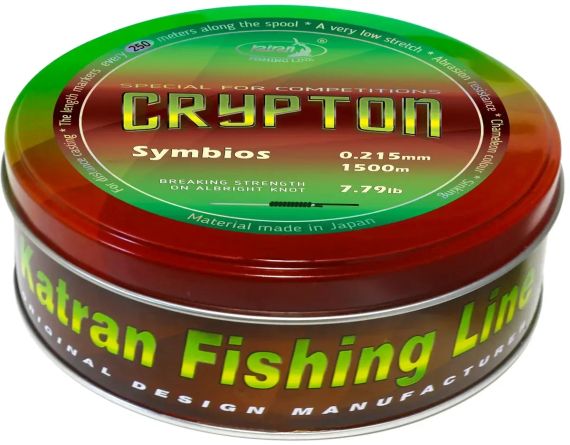 Волосінь Katran Crypton Symbios 1500m (neon/brown) 0.215mm 7.79lb/3.53kg | Зображення 2