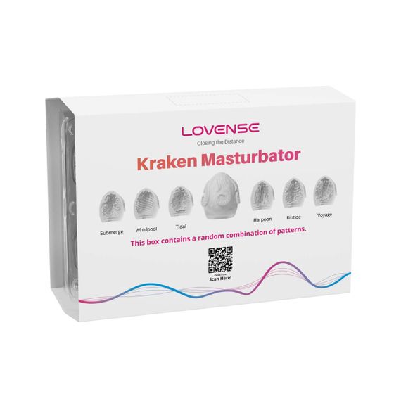 Набор мастурбаторов-яиц Lovense Kraken masturbator egg box, 6 штук, разная текстура Sex Aura