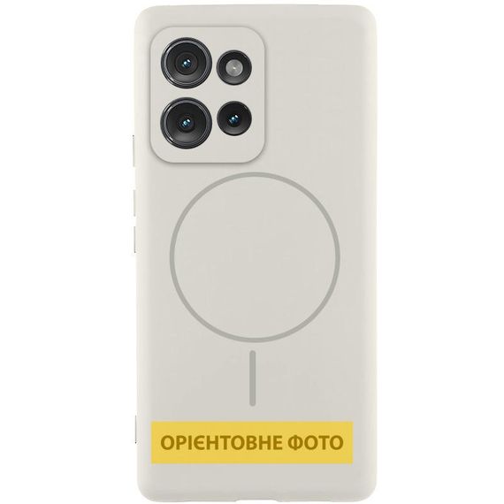 Чехол Silicone Cover Lakshmi Full Camera (AA) with MagFit для Motorola Edge 50 Pro Белый / White