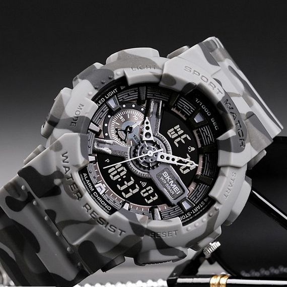 Skmei 1688CMGY Camo Gray. | Зображення 1