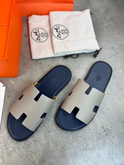 Сланці Hermes Izmir Blanc De Paris/Bleu Celeste чоловічі ob420 | Зображення 4