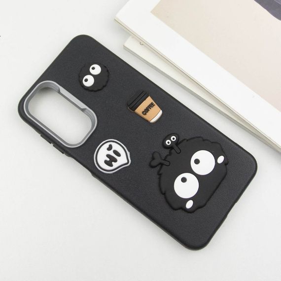 Чехол TPU Leather Toys для Samsung Galaxy A25 5G Monster / Black | Зображення 2