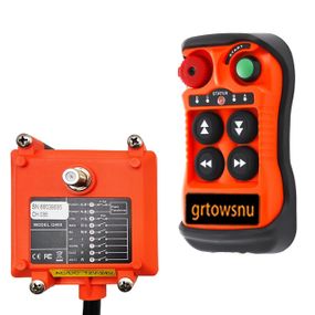 Бездротовий пульт дистанційного керування 12 В/24 В для мостового крана, електричної талі, лебідки, 4-канальний радіопередавач з п