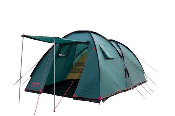 Палатка кемпинговая Tramp Sphinx 4 (v2) Зеленая TRT-088 | Зображення 1