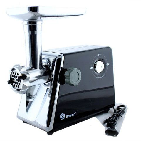 М'ясорубка із соковижималкою Domotec MS-2018 2500 Вт. Колір: чорний | Зображення 1