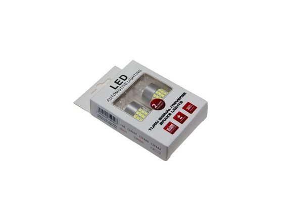 Комплект світлодіодних ламп LED Qline 7443 (W21/5W) White CANBUS (2 шт.) | Зображення 2