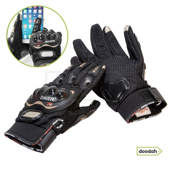 Мото рукавички сенсорні - Pro Biker MCS-01C Black - L - купити в Україні